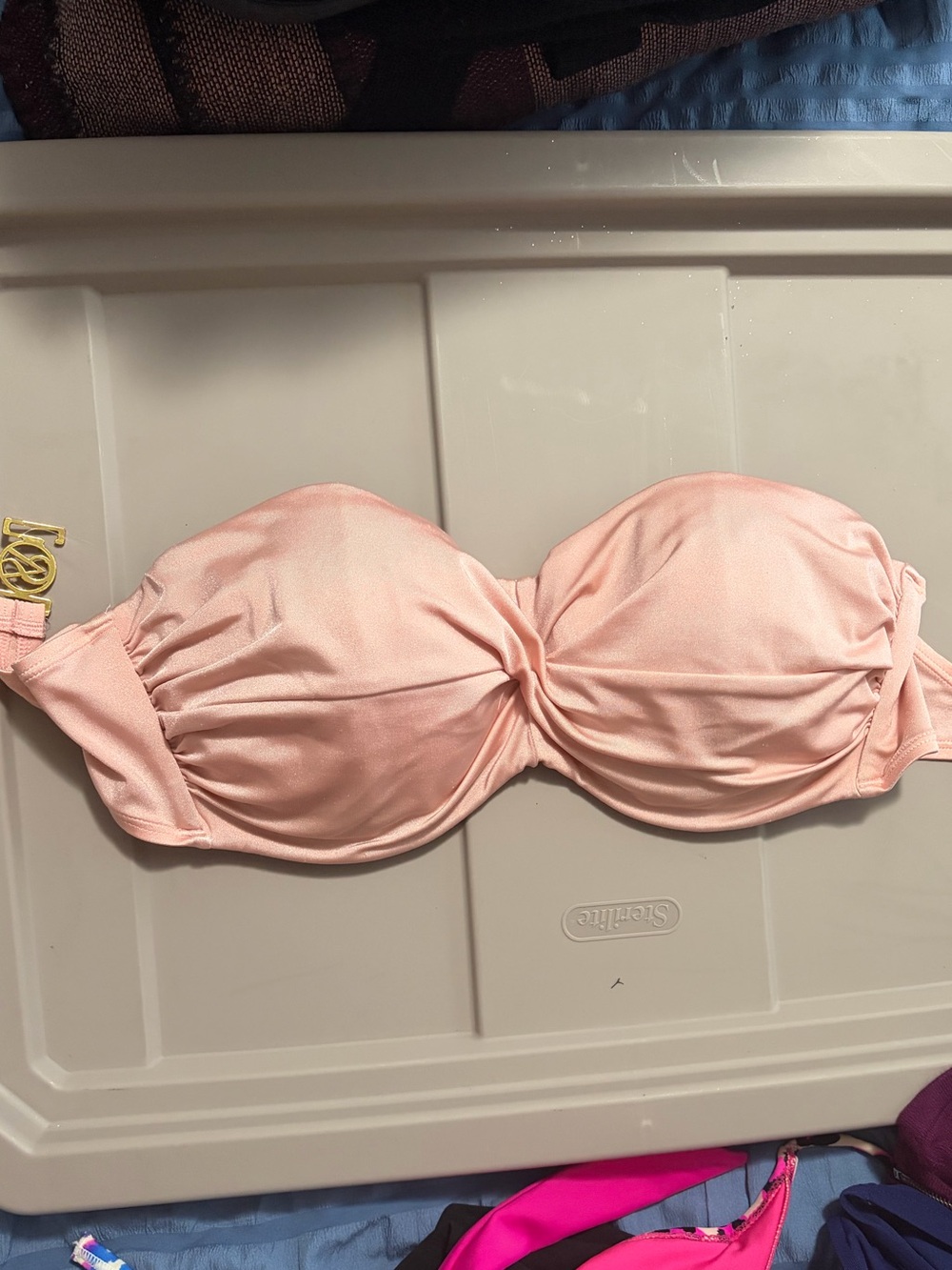 Victoria’s Secret Strapless Bikini Top - Blush Pink